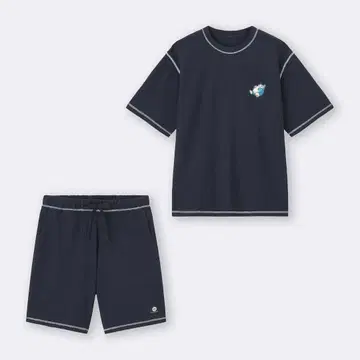 GU 라운지 세트 포켓몬 네이비 XL 사이즈 Pokemon 지유
