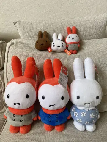 미피 봉제 인형 SL 사이즈 3종 세트 miffy 덤 포함