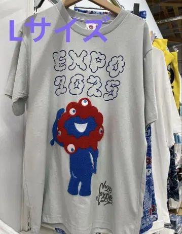 먁먁 티셔츠 자수풍 L 사이즈 간사이 엑스포