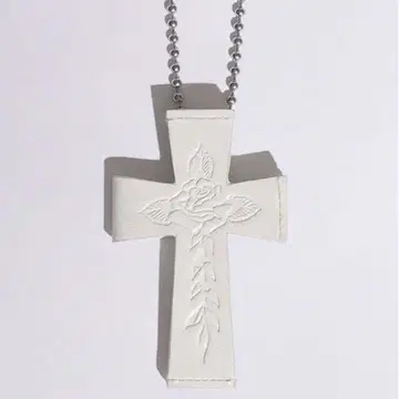 스컬프터 Ed hardy 목걸이 펜던트 화이트 한국판