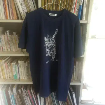 밀크 페도 CAT SLAB S/S TEE 고양이 티셔츠 복각판