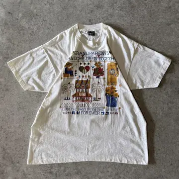 레어 프룻 오브 더 룸 프린트 티셔츠 90s USA제 싱글 스티치