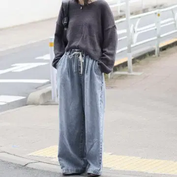 JOURNAL STANDARD 이지 데님 와이드 팬츠 36