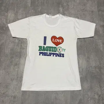 90년대 빈티지 티셔츠 필리핀 바기오 싱글 스티치