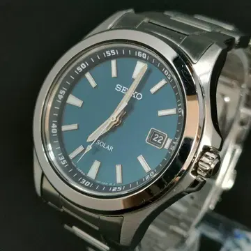 새상품급 SEIKO 세이코 스피릿 블루 솔라 손목시계 남성용 방수