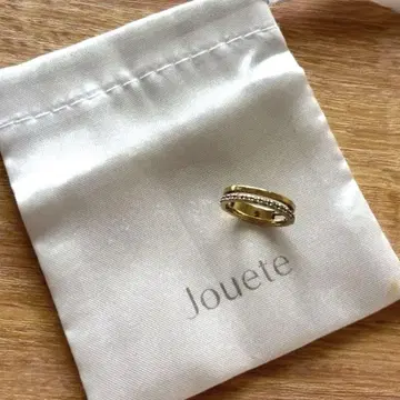 Jouete 핑키링 골드 다이아 하프 이터니티풍