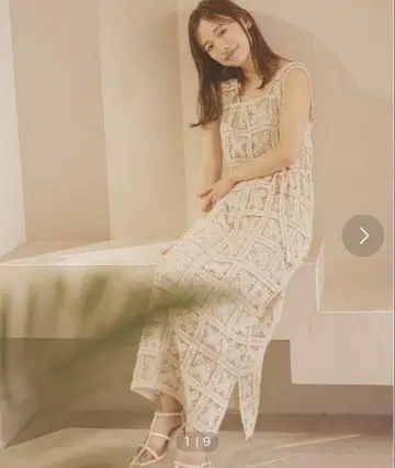 레이스 슬리브리스 원피스