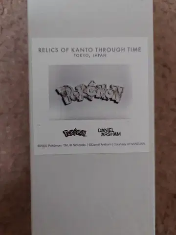다니엘 아샴 포켓몬 포스터 Pokemon 로고