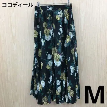 코코딜 꽃무늬 롱 스커트 F0701A17