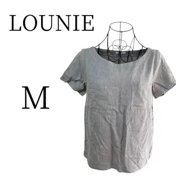 새상품급 LOUNIE 루니 반팔 셔츠 블라우스 M