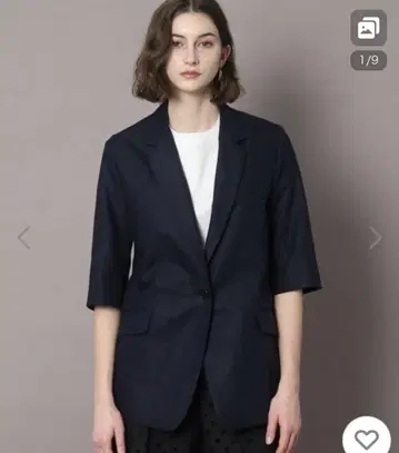 DRESSTIER 네이비 테일러드 자켓 34