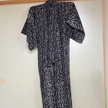 여름 기모노 명주 단이