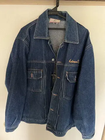 PLATINUM FUBU 다크 블루 데님 자켓