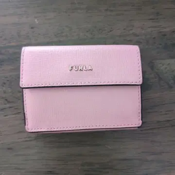 훌라 핑크 3단 폴더형 지갑