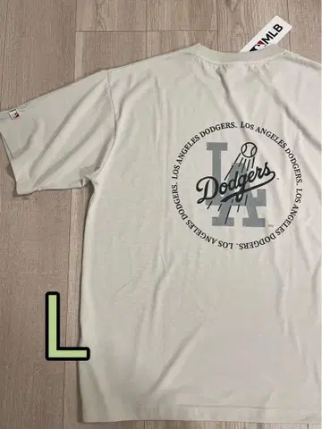 MLB 다저스 오타니 쇼헤이 티셔츠 반팔 로고 스크래치 서클 로고 L