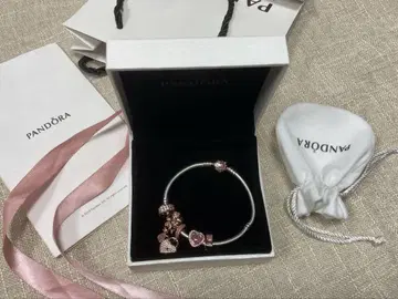 PANDORA 판도라 로즈 골드 매혹적인 은하 팔찌