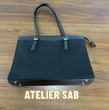 ATELIER SAB 블랙 비즈니스 백