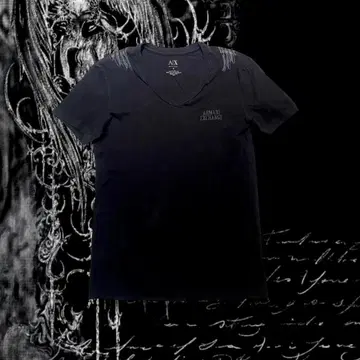 ARMANI EXCHANGE 갸루 남자 그랑지 y2k 날개 V넥 티셔츠