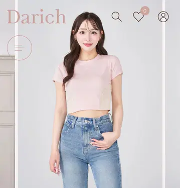 다리치 DD 로고 사이드 레이스 티셔츠