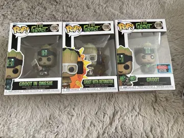 Funko Pop! 그루트 피규어 3종 세트