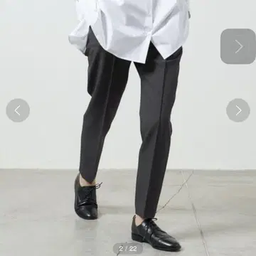 MARW UNITED ARROWS 테이퍼드 팬츠 다크 그레이 36