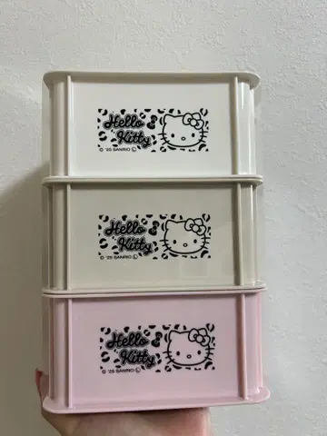 헬로키티 키티 미니 컨테이너 3P 아베일