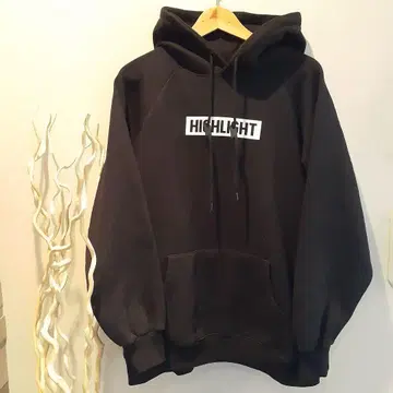 HIGHLIGHT official MD 공식 굿즈 후디 후드티 블랙
