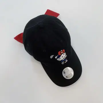 9TWENTY HELLO KITTY 헬로키티 자수 캡 블랙/레드