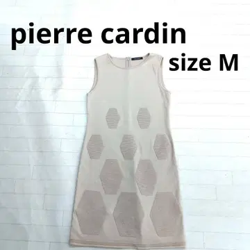 231 pierre cardin 베이지 슬리브리스 원피스 M