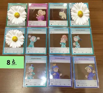 닌자 타마 란타로 아크릴 트레이딩 카드 플레이트 8개