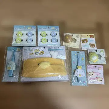 새상품 산에쓰쿠스 산리오 대인기 앞머리 클립 머리끈 헤어밴드