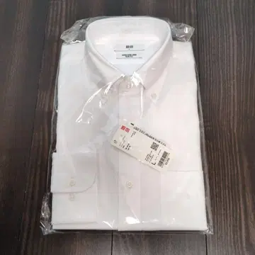새상품 유니클로 슈퍼 논아이론 슬림핏 셔츠 L