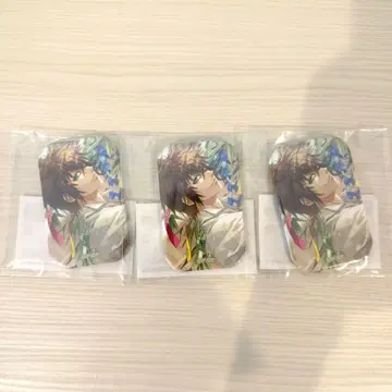 박앵귀 토도 헤이스케 마루쿠지 소길 직사각형 캔뱃지 세트 2