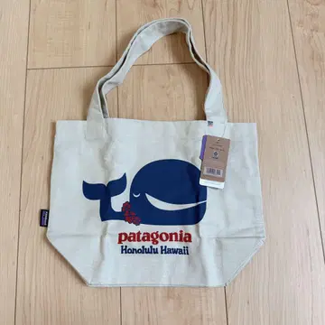 파타고니아 하와이 한정판 오가닉 코튼 토트백 파타로하