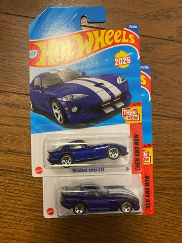 핫휠 DODGE VIPER GTS 2대 세트