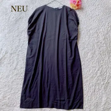 NEU 저널 스탠다드 [L] 롱 원피스 루즈핏 다크 그레이
