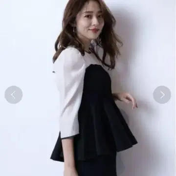 아푸와이저 리셰 시어 블라우스 레이어드 니트