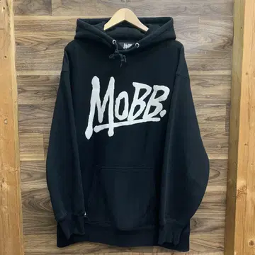중고 MOBB 빅 로고 맨투맨 후드티