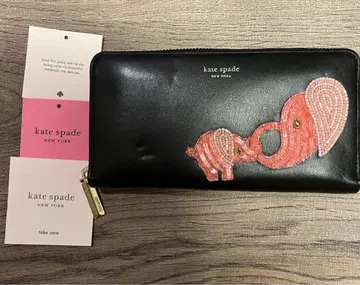 케이트 스페이드 코끼리 장지갑 블랙 미사용