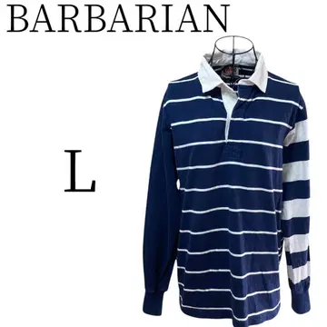 새상품급 BARBARIAN 바바리 긴팔 피케 셔츠