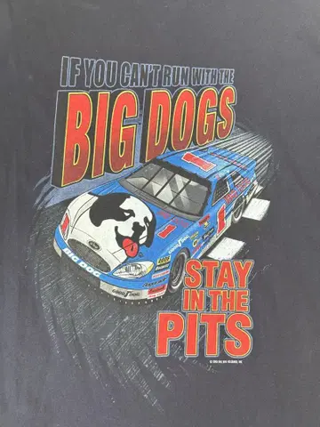 구제 의류 세인트 버나드 dog T셔츠 L 사이즈 dog T셔츠