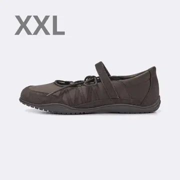 지유 레이스업 발레 스니커즈 다크 브라운 2XL