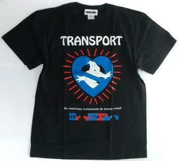TRANSPORT FLASH HEART T-SHIRT BLACK