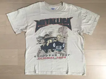 Metallica 2004 European Tour 티셔츠 L 사이즈