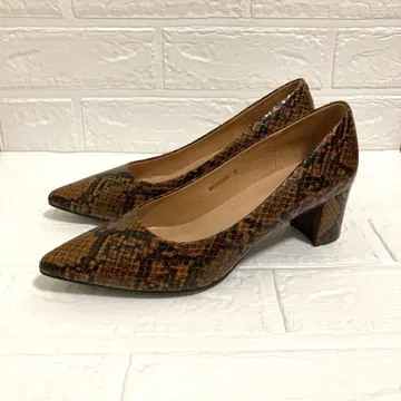 Au BANNISTER 펌프스 청키힐 24cm 38