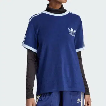 테리 쓰리 스트라이프 반팔 티셔츠 adidas Originals