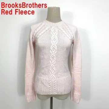 A4993 브룩스브라더스 레드 플리스 니트 울 핑크 XS
