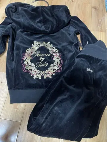 Rady 블랙 벨로아 셋업 sizeL