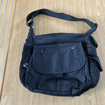 [ 엘엘빈 ] 블랙 메신저 백 나일론 제