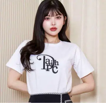 Darich 모노그램 티셔츠 화이트